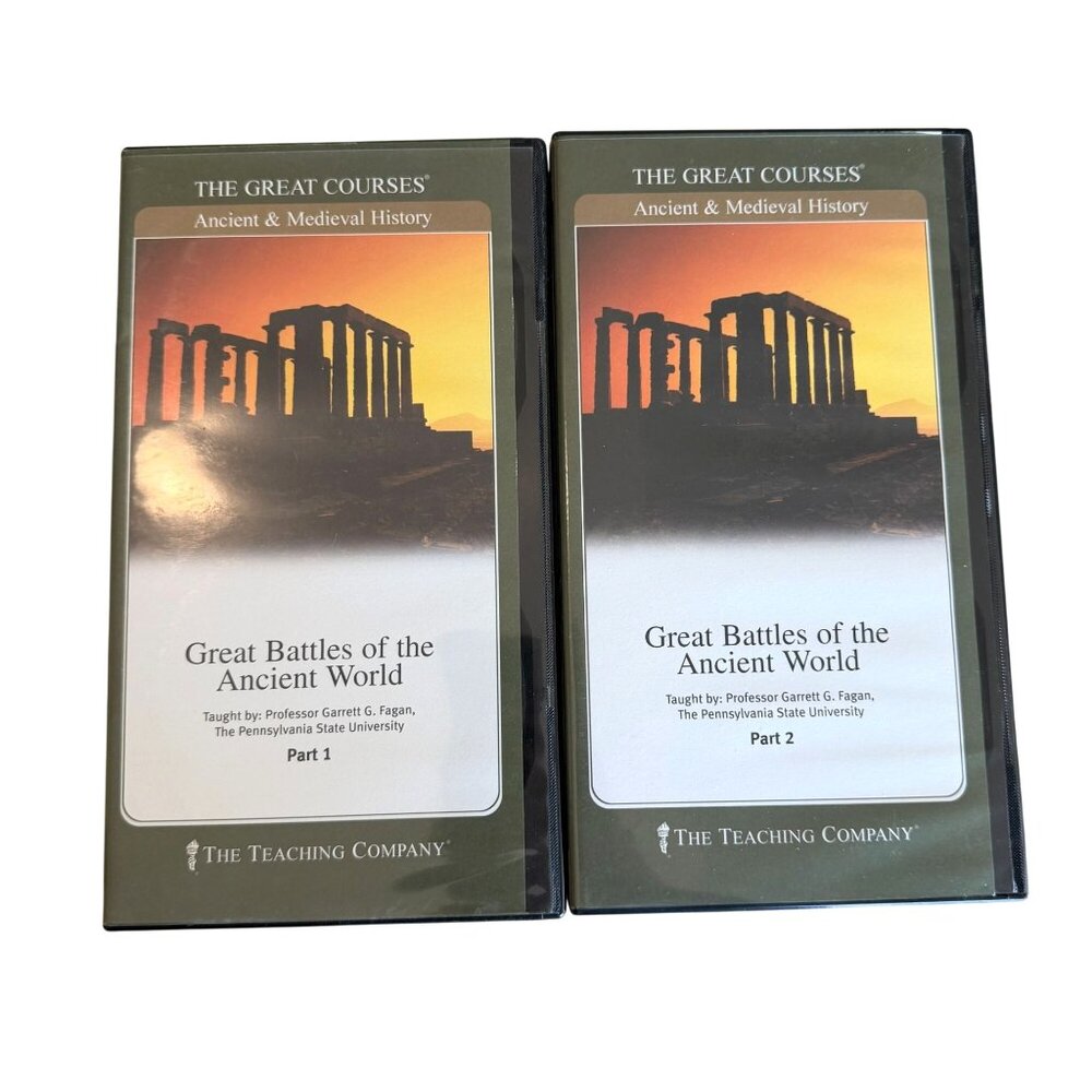 Great Courses Great Battles of the Ancient World DVDs Guidebook Garrett Fagan